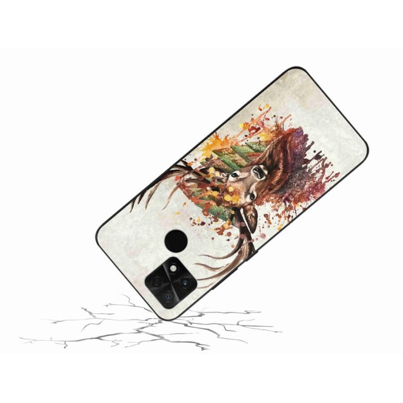 Gelový obal mmCase na mobil Xiaomi Poco C40 - jelen 1