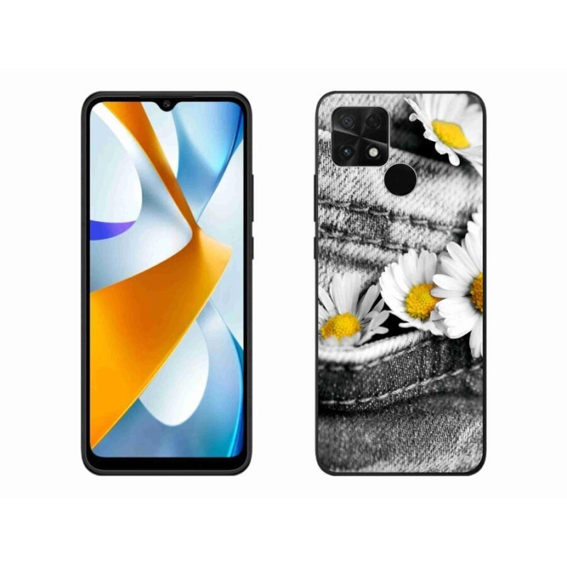 Gelový obal mmCase na mobil Xiaomi Poco C40 - kopretiny