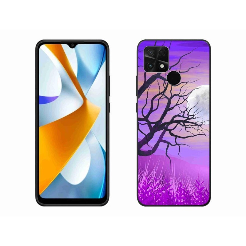 Gelový obal mmCase na mobil Xiaomi Poco C40 - kreslený opadaný strom