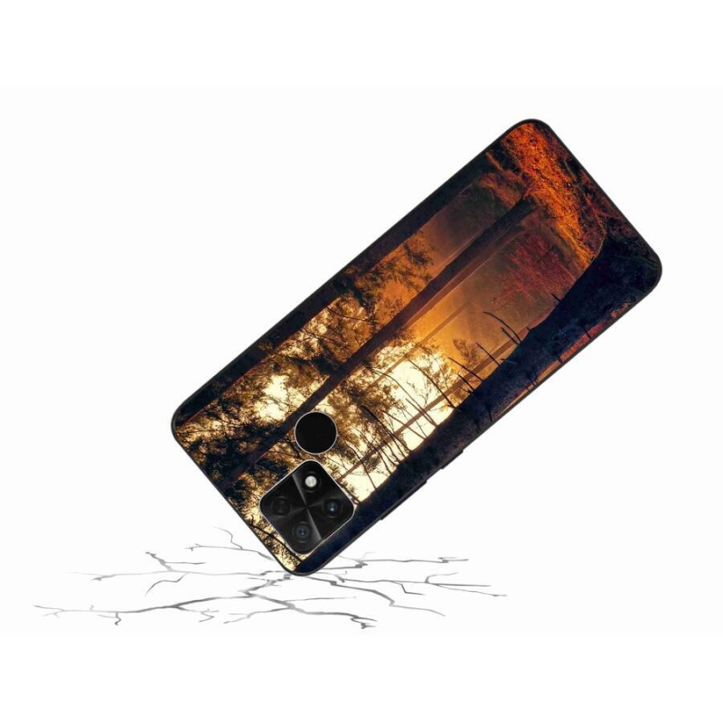 Gelový obal mmCase na mobil Xiaomi Poco C40 - les