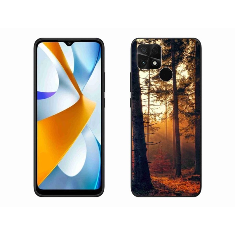 Gelový obal mmCase na mobil Xiaomi Poco C40 - les