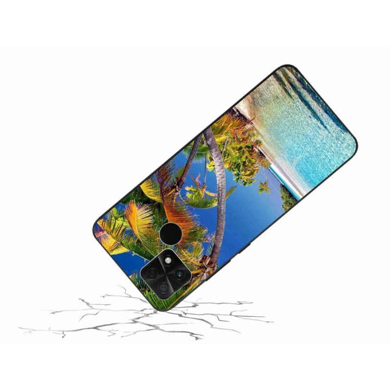 Gelový obal mmCase na mobil Xiaomi Poco C40 - mořská pláž