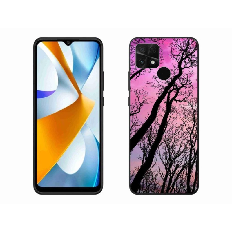 Gelový obal mmCase na mobil Xiaomi Poco C40 - opadané stromy