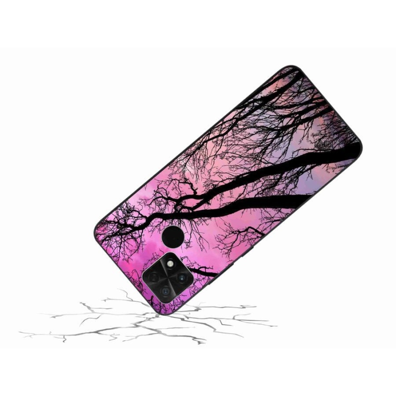 Gelový obal mmCase na mobil Xiaomi Poco C40 - opadané stromy