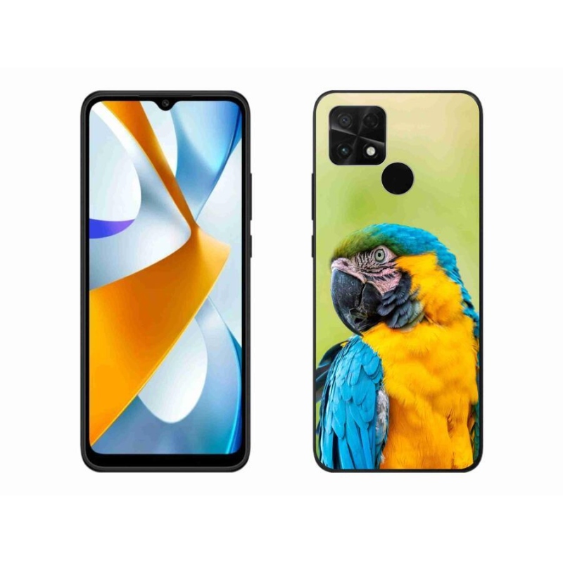 Gelový obal mmCase na mobil Xiaomi Poco C40 - papoušek ara 2