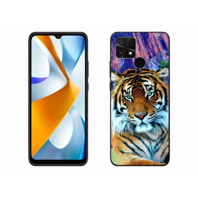 Gelový obal mmCase na mobil Xiaomi Poco C40 - tygr