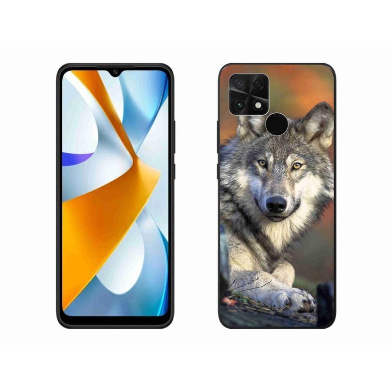 Gelový obal mmCase na mobil Xiaomi Poco C40 - vlk