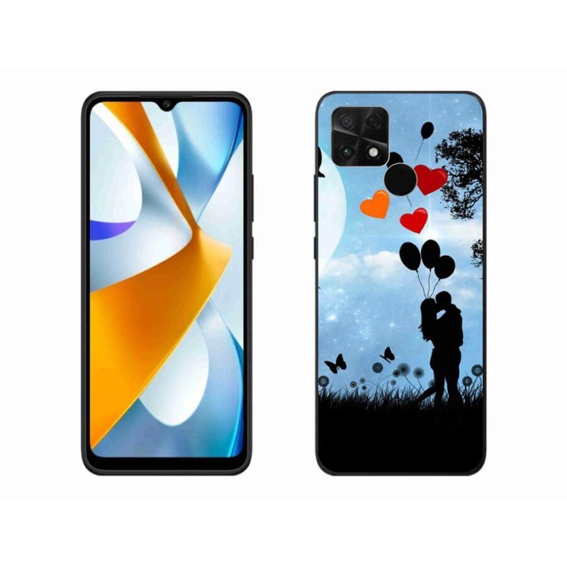 Gelový obal mmCase na mobil Xiaomi Poco C40 - zamilovaný pár