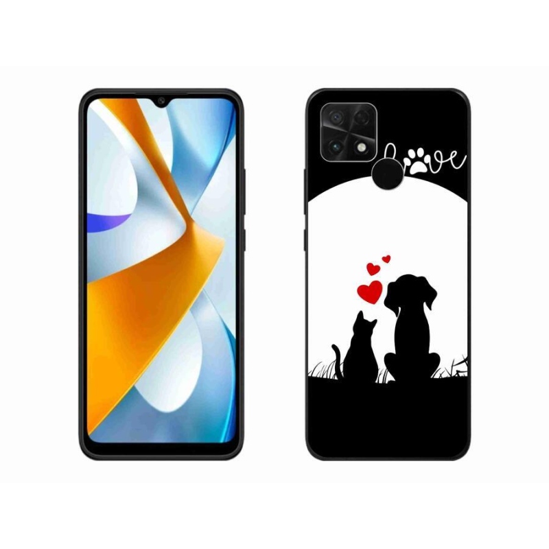Gelový obal mmCase na mobil Xiaomi Poco C40 - zvířecí láska