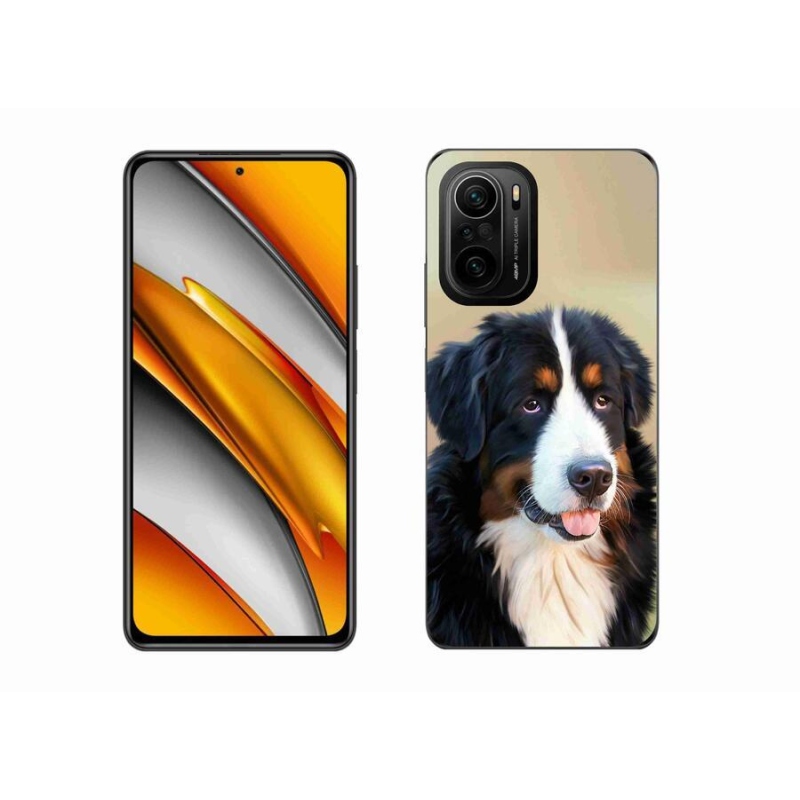 Gelový obal mmCase na mobil Xiaomi Poco F3 - bernský salašnický pes