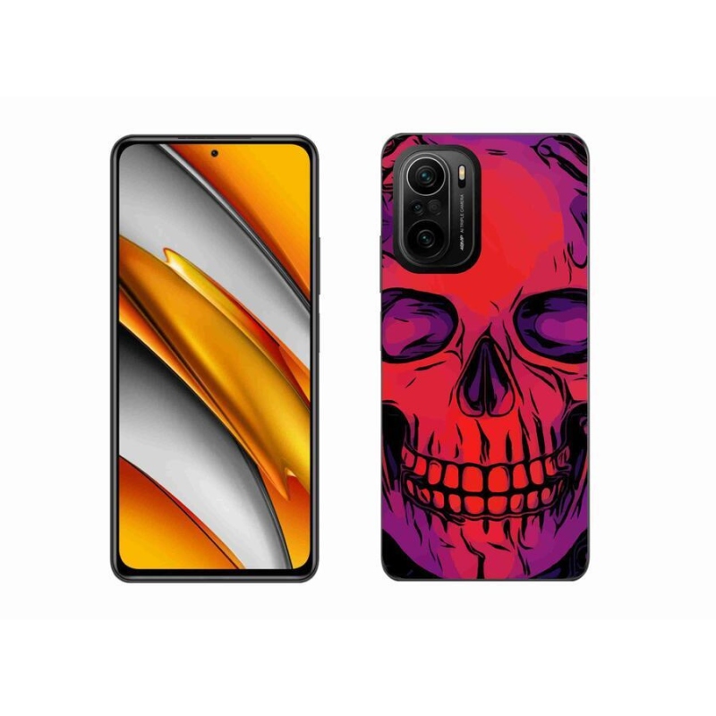 Gelový obal mmCase na mobil Xiaomi Poco F3 - lebka
