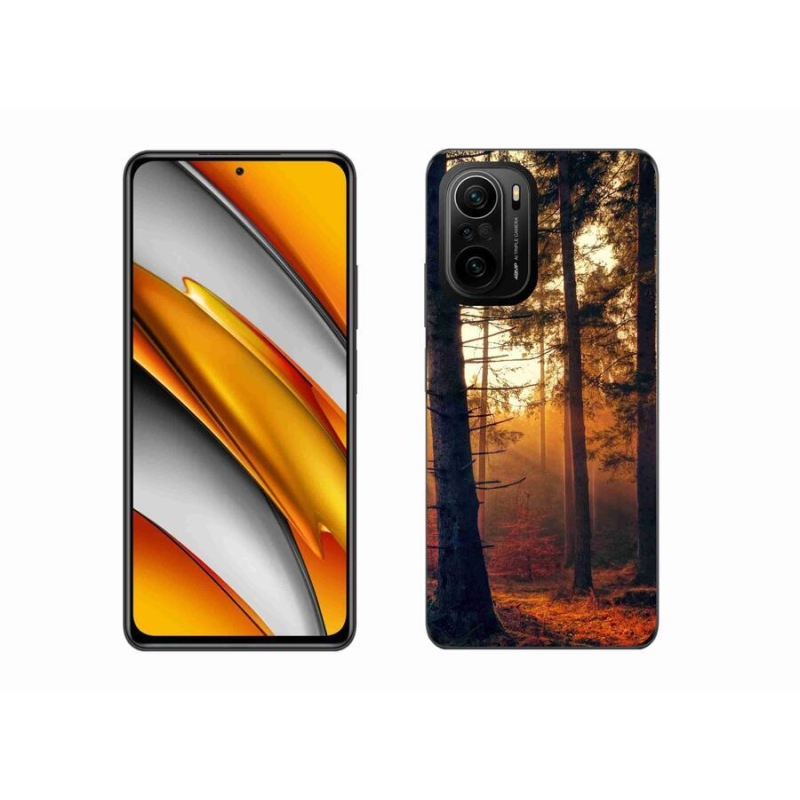 Gelový obal mmCase na mobil Xiaomi Poco F3 - les