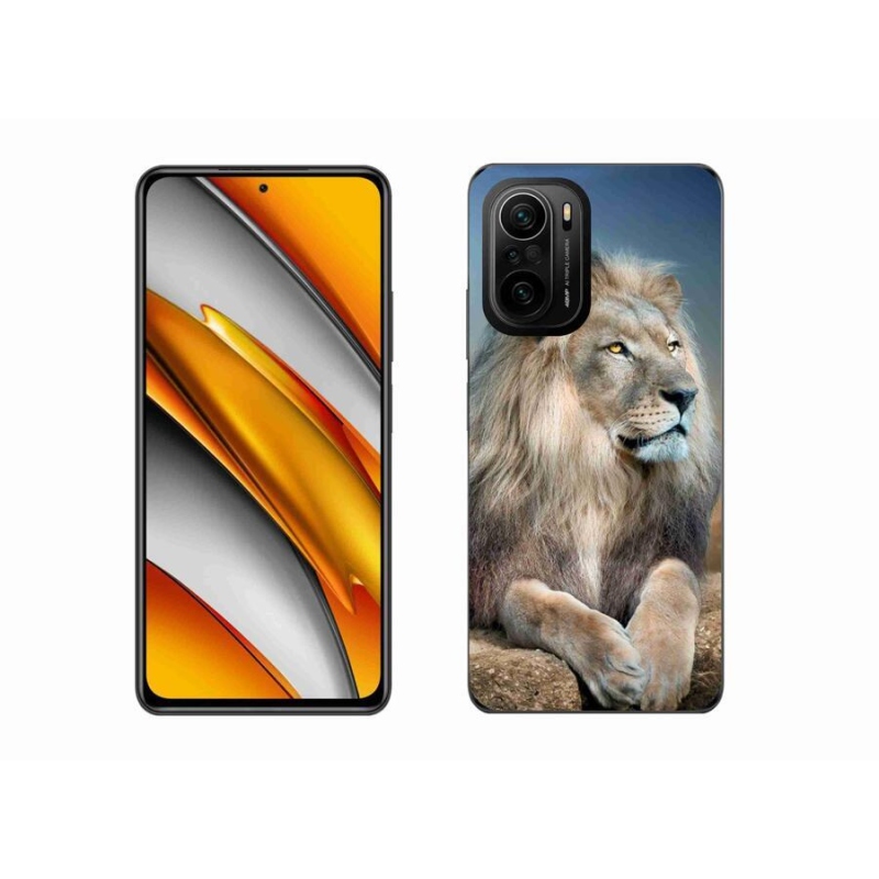 Gelový obal mmCase na mobil Xiaomi Poco F3 - lev 1