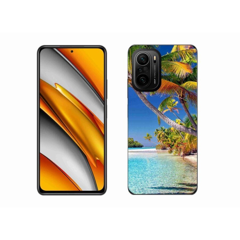 Gelový obal mmCase na mobil Xiaomi Poco F3 - mořská pláž