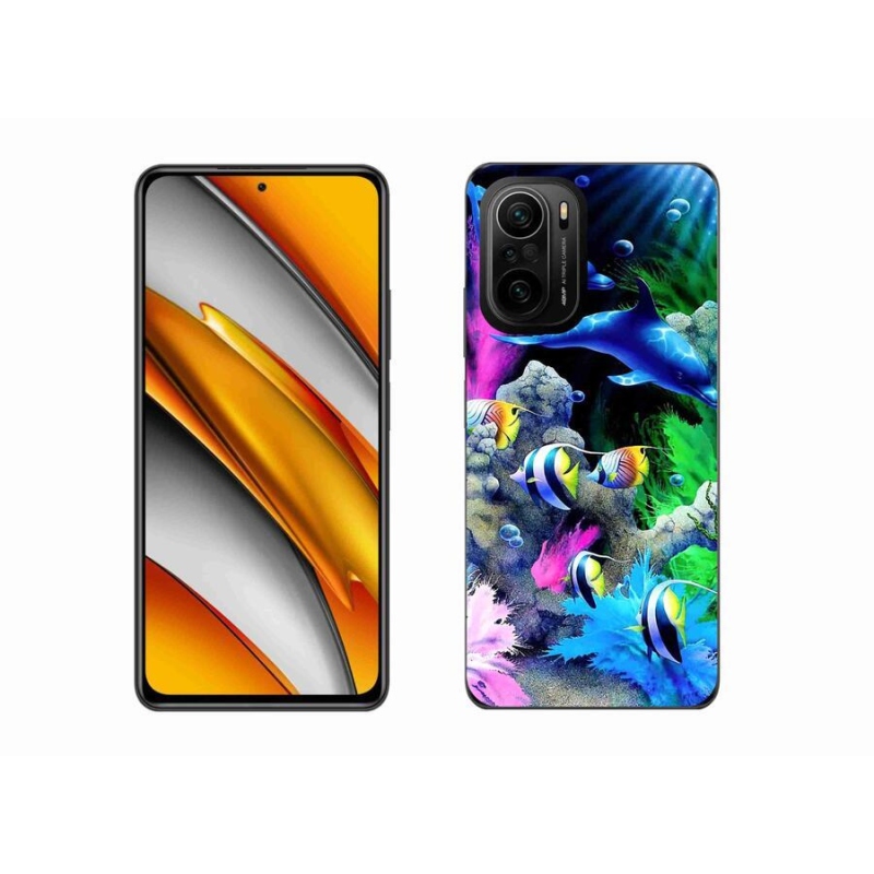 Gelový obal mmCase na mobil Xiaomi Poco F3 - mořský svět