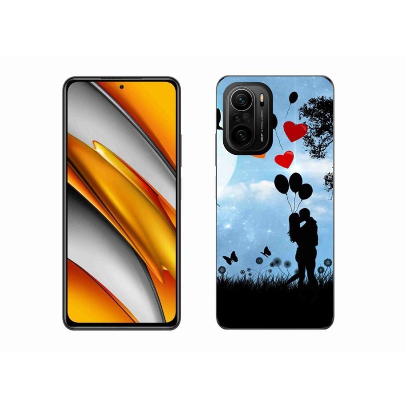 Gelový obal mmCase na mobil Xiaomi Poco F3 - zamilovaný pár