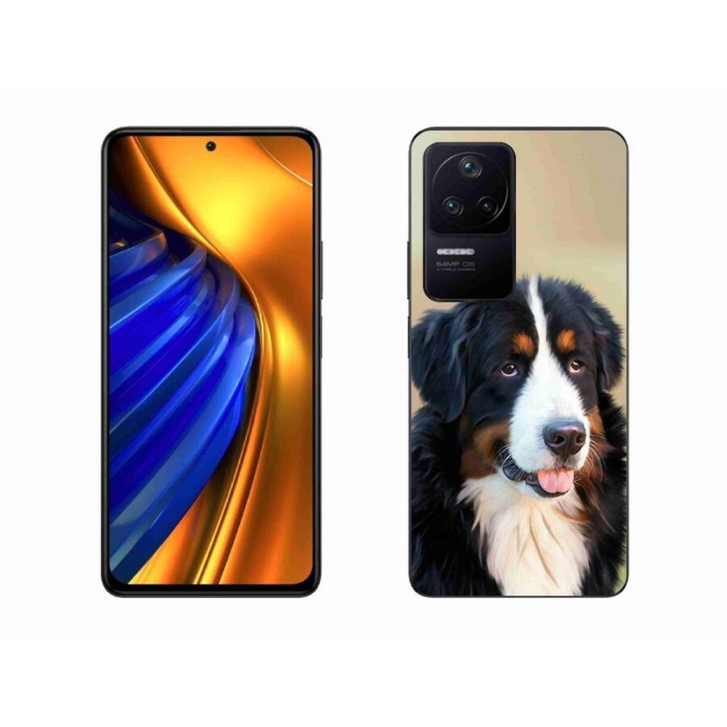 Gelový obal mmCase na mobil Xiaomi Poco F4 - bernský salašnický pes