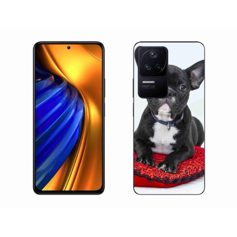 Gelový obal mmCase na mobil Xiaomi Poco F4 - buldok
