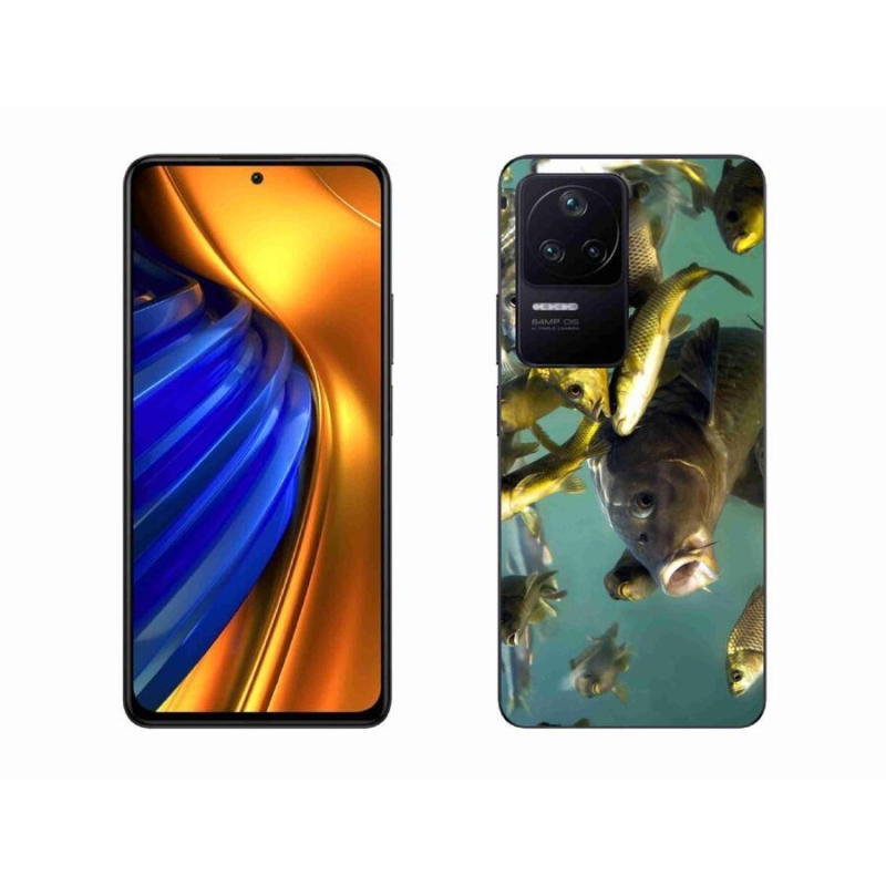 Gelový obal mmCase na mobil Xiaomi Poco F4 - hejno ryb