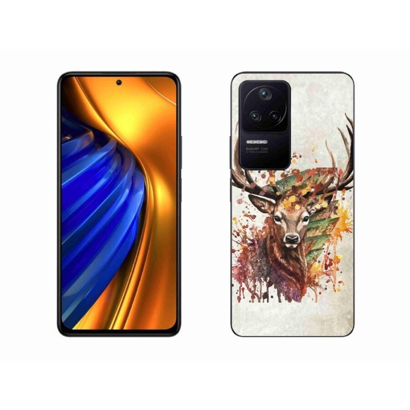 Gelový obal mmCase na mobil Xiaomi Poco F4 - jelen 1