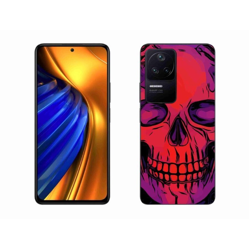 Gelový obal mmCase na mobil Xiaomi Poco F4 - lebka