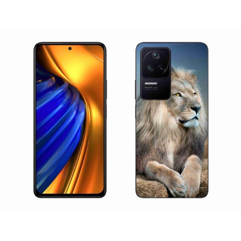 Gelový obal mmCase na mobil Xiaomi Poco F4 - lev 1