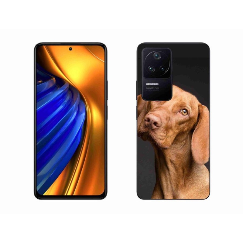Gelový obal mmCase na mobil Xiaomi Poco F4 - maďarský ohař
