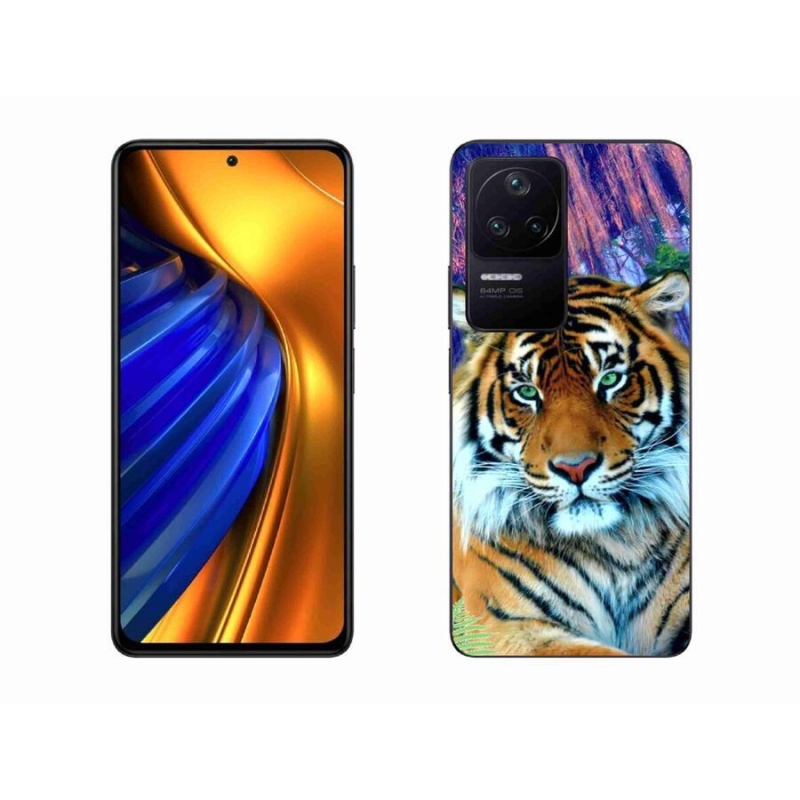Gelový obal mmCase na mobil Xiaomi Poco F4 - tygr