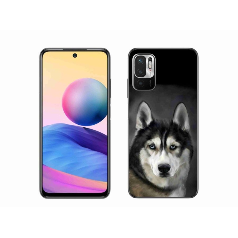 Gelový obal mmCase na mobil Xiaomi Poco M3 Pro/5G - husky