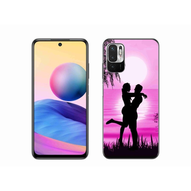 Gelový obal mmCase na mobil Xiaomi Poco M3 Pro/5G - západ slunce