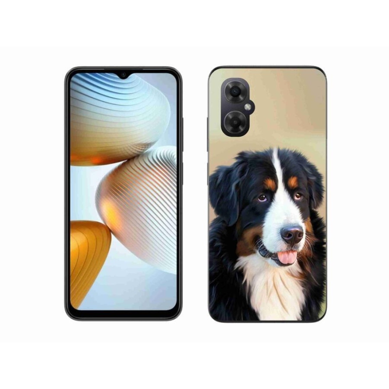 Gelový obal mmCase na mobil Xiaomi Poco M4 5G - bernský salašnický pes