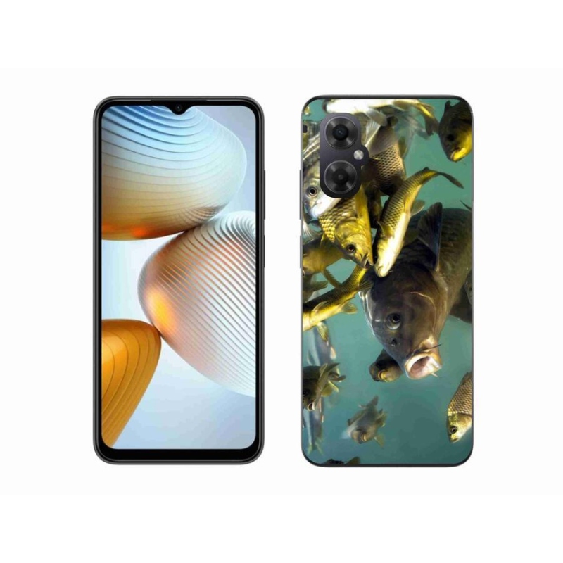 Gelový obal mmCase na mobil Xiaomi Poco M4 5G - hejno ryb