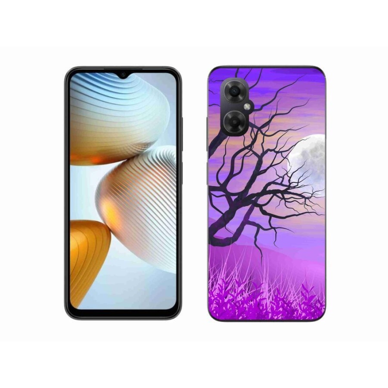 Gelový obal mmCase na mobil Xiaomi Poco M4 5G - kreslený opadaný strom