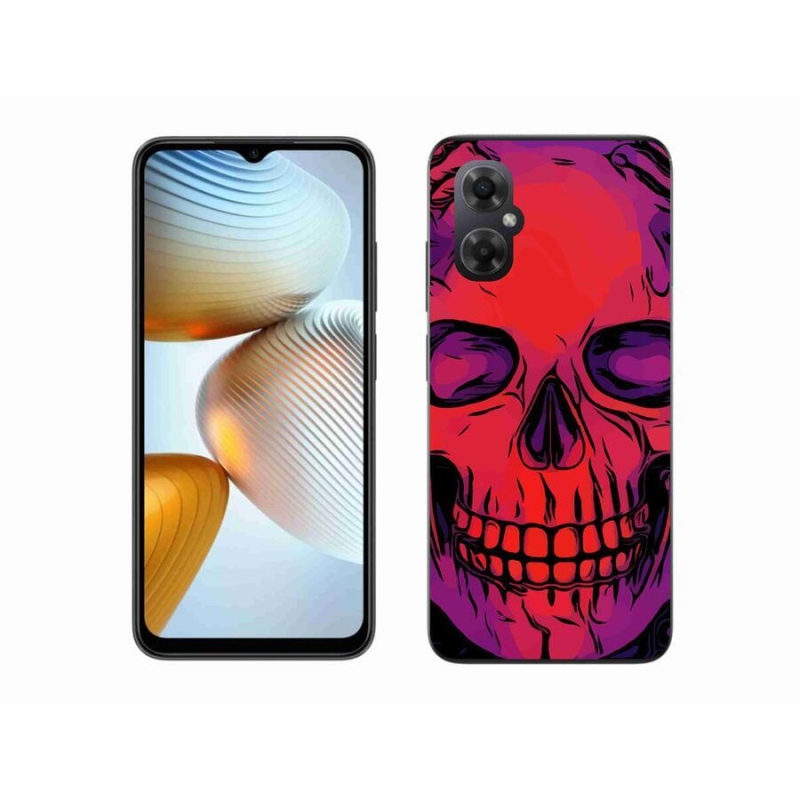 Gelový obal mmCase na mobil Xiaomi Poco M4 5G - lebka