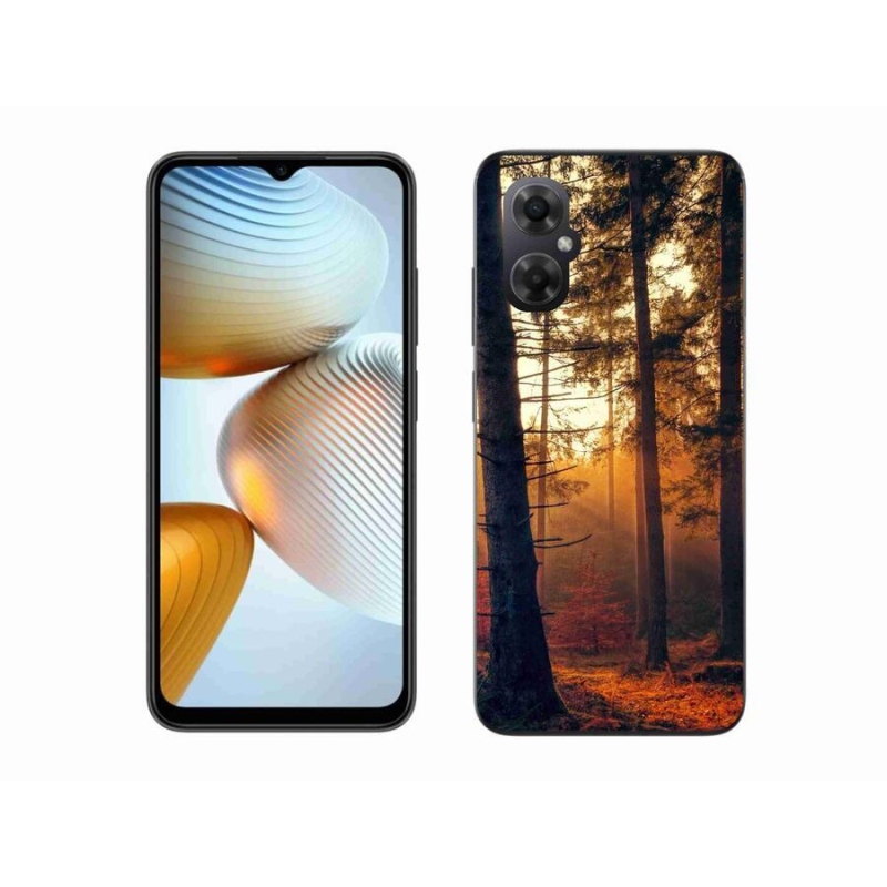 Gelový obal mmCase na mobil Xiaomi Poco M4 5G - les