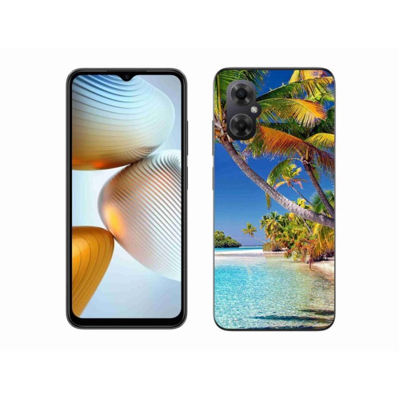 Gelový obal mmCase na mobil Xiaomi Poco M4 5G - mořská pláž
