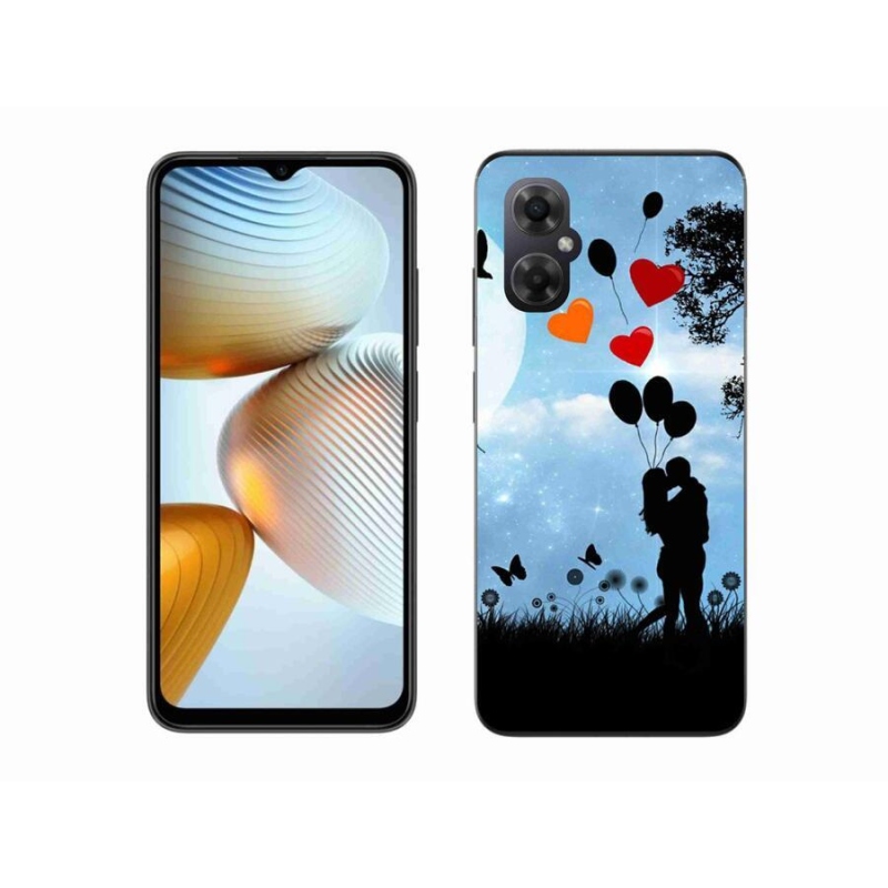 Gelový obal mmCase na mobil Xiaomi Poco M4 5G - zamilovaný pár