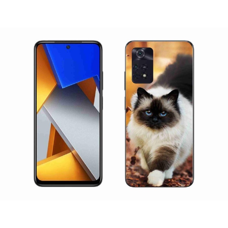 Gelový obal mmCase na mobil Xiaomi Poco M4 Pro 4G - kočka