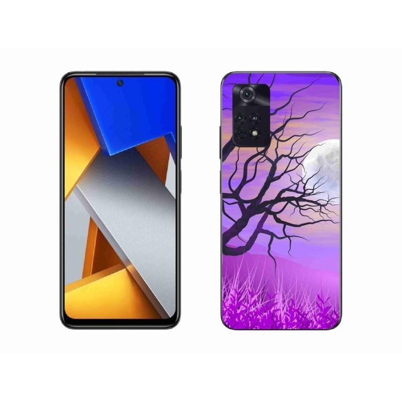 Gelový obal mmCase na mobil Xiaomi Poco M4 Pro 4G - kreslený opadaný strom
