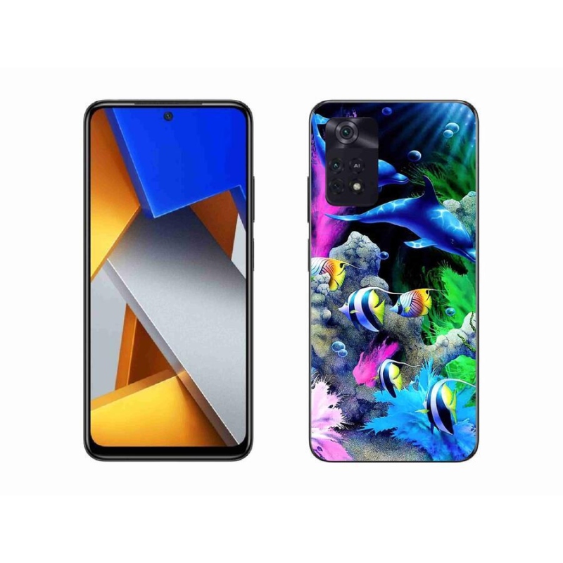 Gelový obal mmCase na mobil Xiaomi Poco M4 Pro 4G - mořský svět