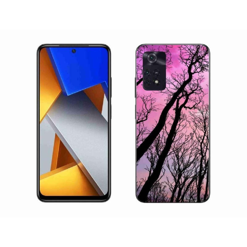 Gelový obal mmCase na mobil Xiaomi Poco M4 Pro 4G - opadané stromy