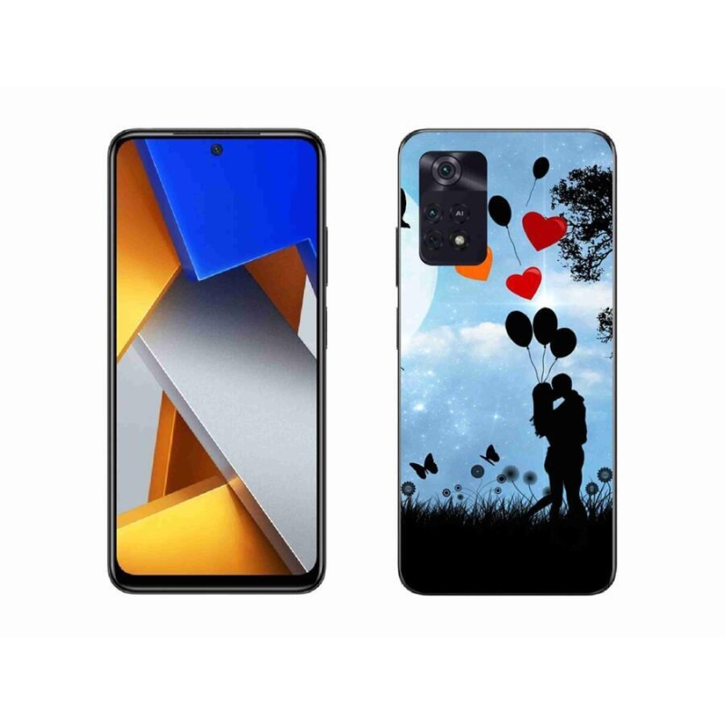 Gelový obal mmCase na mobil Xiaomi Poco M4 Pro 4G - zamilovaný pár