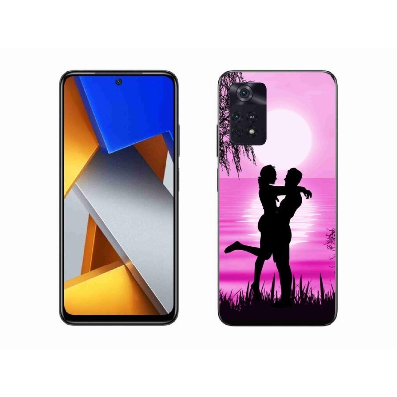 Gelový obal mmCase na mobil Xiaomi Poco M4 Pro 4G - západ slunce