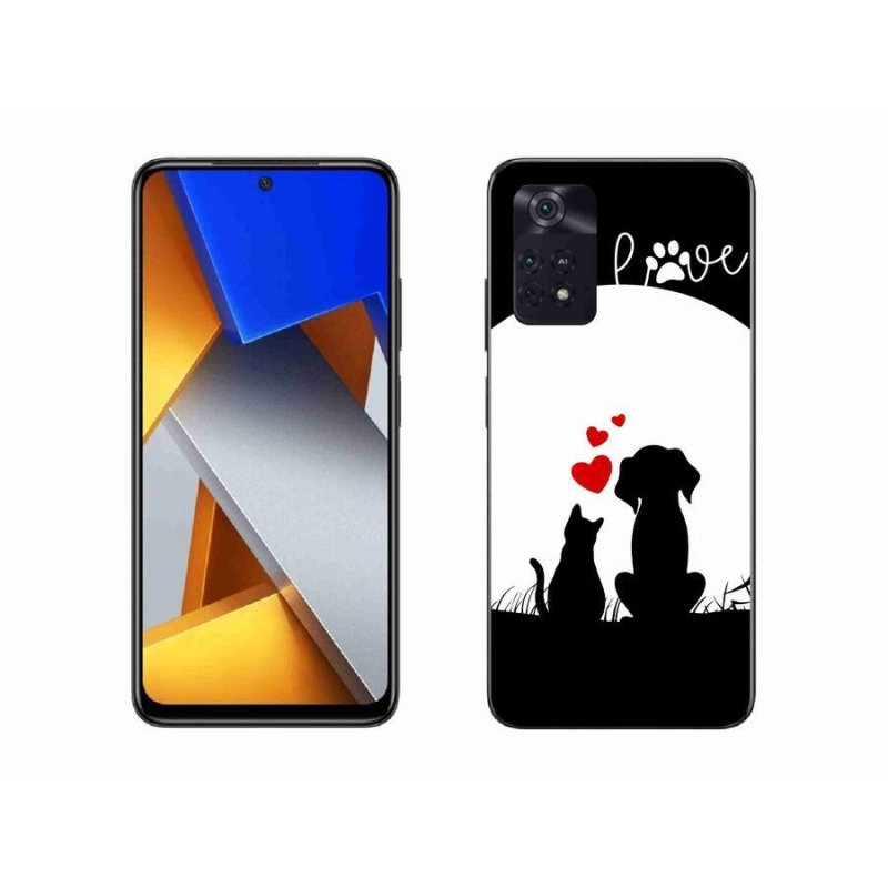 Gelový obal mmCase na mobil Xiaomi Poco M4 Pro 4G - zvířecí láska