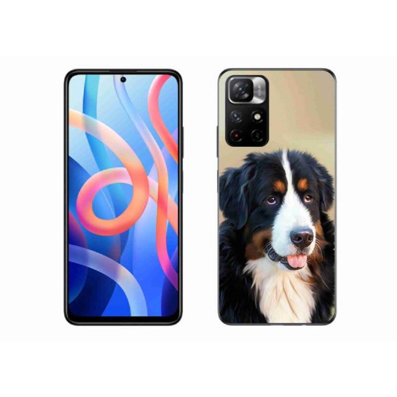 Gelový obal mmCase na mobil Xiaomi Poco M4 Pro 5G - bernský salašnický pes