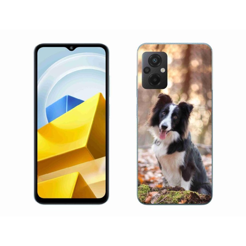 Gelový obal mmCase na mobil Xiaomi Poco M5 4G - border kolie 1