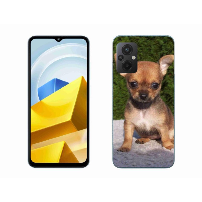 Gelový obal mmCase na mobil Xiaomi Poco M5 4G - čivava 3