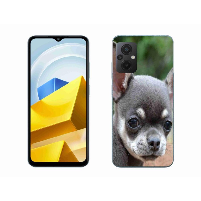 Gelový obal mmCase na mobil Xiaomi Poco M5 4G - čivava