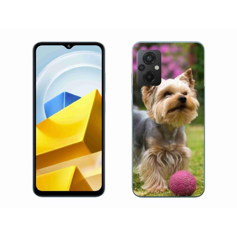 Gelový obal mmCase na mobil Xiaomi Poco M5 4G - jorkšír 4