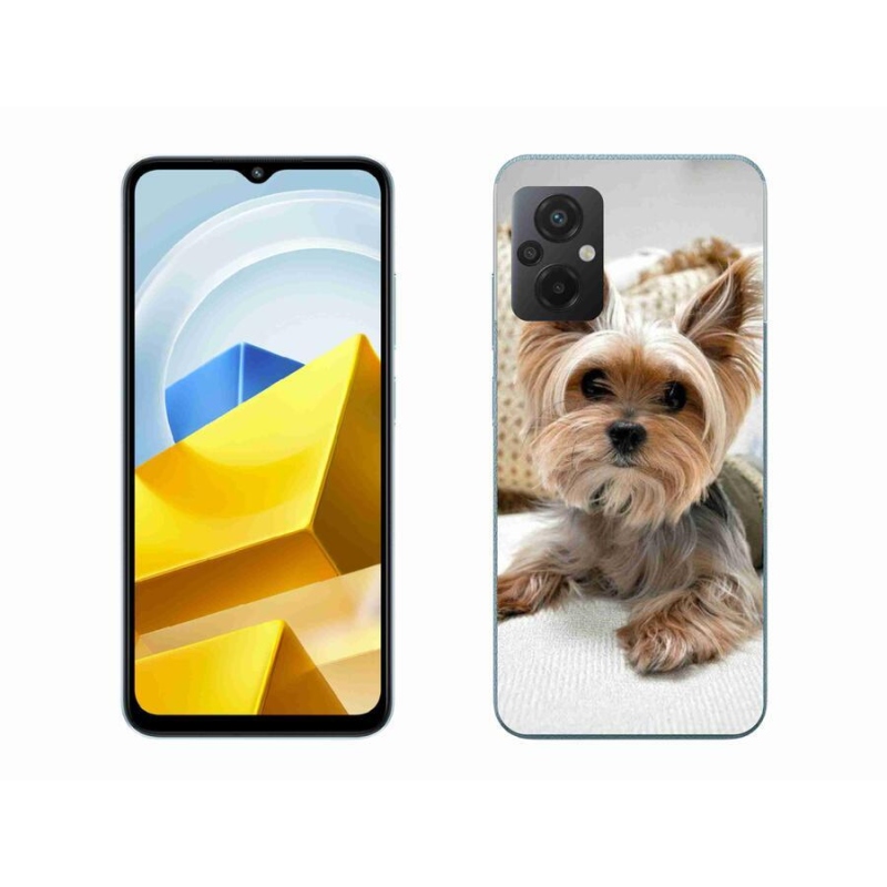 Gelový obal mmCase na mobil Xiaomi Poco M5 4G - jorkšír 5